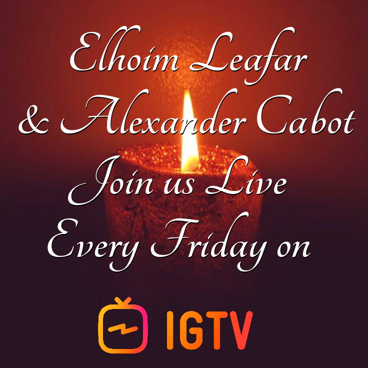 Elhoim & Alexander Cabot Live Every Friday on IGTV