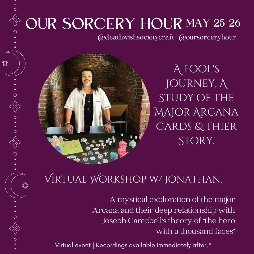 Jonathan Martinez

A Fool's Journey,  A Study of the Major Arcana Cards & Their Story.

A mystical exploration of the major Arcana and their deep relationship with Joseph Campbell's theory of "the hero with a thousand faces"